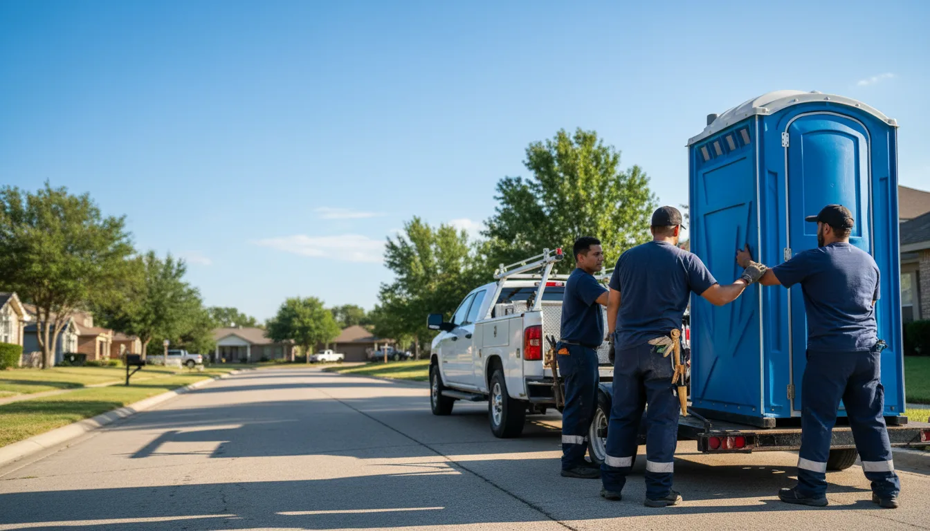 Portable Toilet Rental in Evans, LA near me